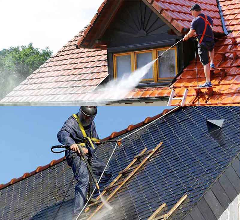 Nettoyage et démoussage toiture -  Roofwall Rhode Sint Genèse : artisan couvreur en Belgique : nettoyage, démoussage, traitement anti-mousse toiture. Application d’un revêtement peinture hydrofuge coloré de toit. RHODE SINT GENÈSE - RHODE SAINT GENÈSE : intervention en BELGIQUE: région Flamande, Wallonne et Bruxelles, Liège ….